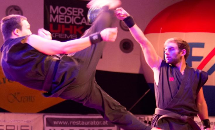 Kampfkunst in Perfektion erleben die Zuschauer bei der 11. Budogala. Foto: Jürgen Übl