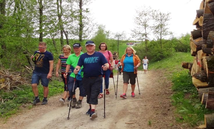 Die Teilnehmer genossen den gemeinsamen Wandertag. Foto: Richard Rauscher