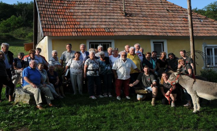Die Ausflügler der SPÖ-Stein auf der Amt'l Ranch