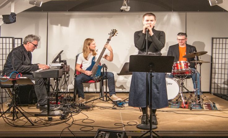 Die Kremser Band "The Common Blue" bei ihrem Auftritt im Hellerhof. Foto: Kulturverein Paudorf