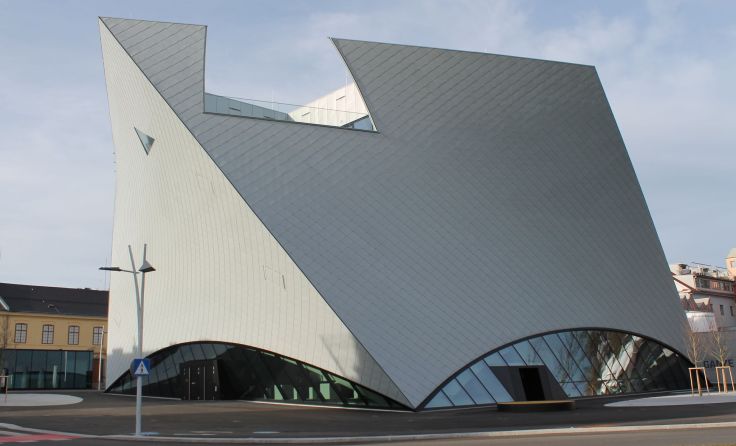 Die Landesgalerie besticht mit ihrer einzigartigen Architektur. Foto: Brandt