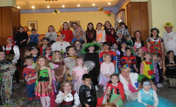 Rund 100 Kinder feierten ausgelassen. Foto: SPÖ Paudorf