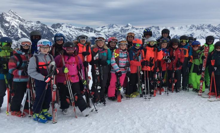 Die Kinder verbrachten spannende Skitage im Salzburger Land. Foto: NMS Rastenfeld