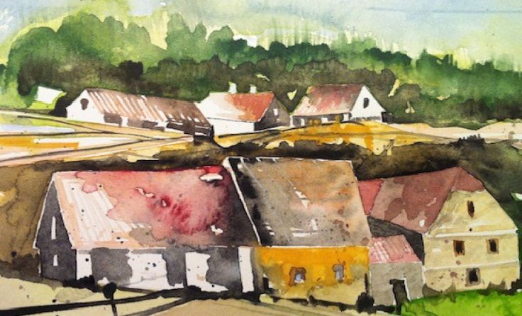 Aquarell von Franz Loidl