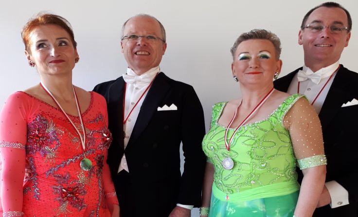 V. l.: Maresa und Helmut Katits sowie Heidrun und Gerhard Fichtiger. Foto: privat