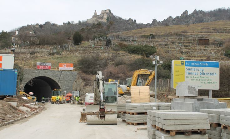 Die Tunnel-Baustelle gehört ab 30. März der Vergangenheit an. Foto: Brandt