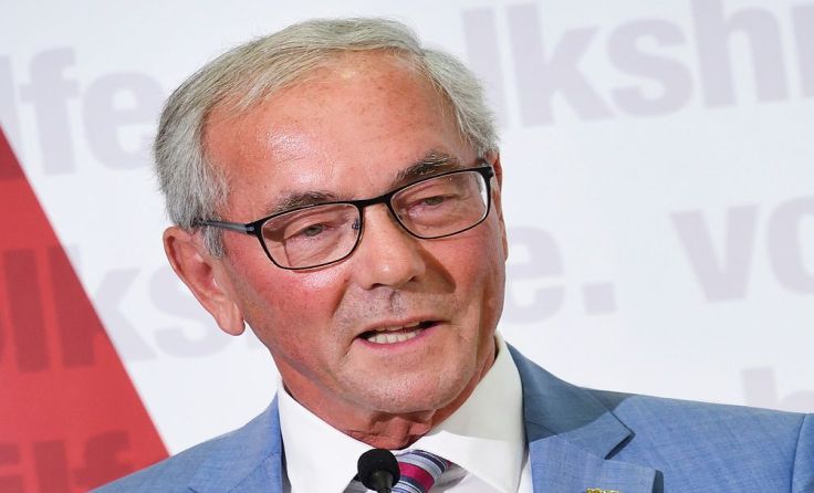 Der neu gewählte Präsident der Volkshilfe Österreich Ewald Sacher Foto: Johannes Zinner