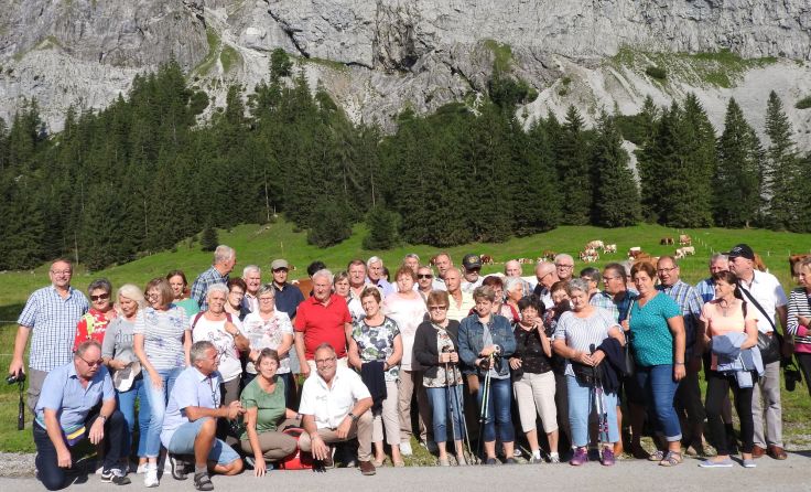 Die fröhliche Reisegesellschaft im Stubaital. Foto: SPÖ Krems