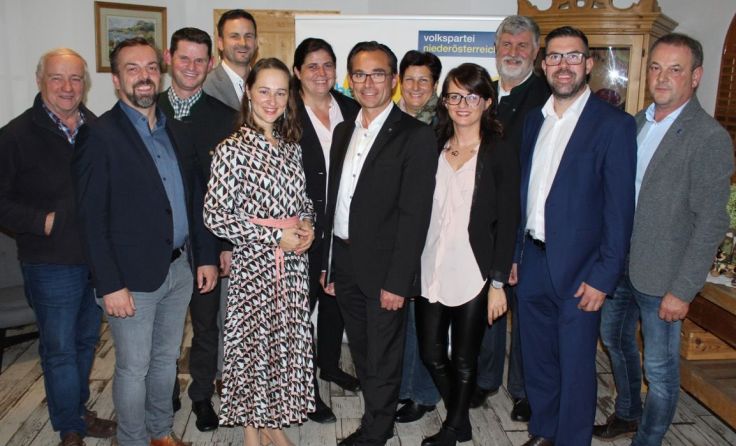 Das neue Team der VP Lengenfeld rund um Obmann Jürgen Meier (Mitte). Foto: VP Lengenfeld