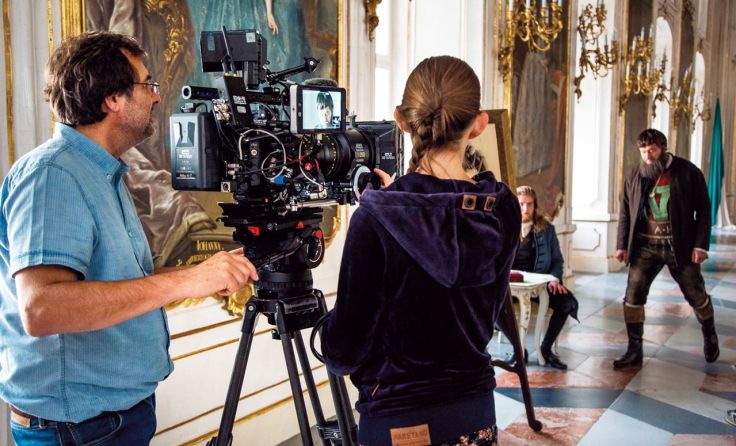 Robert Neumüller hinter der Kamera. Foto: Kino im Kesselhaus