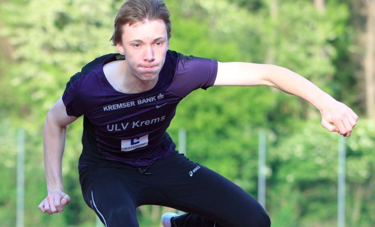 Leichtathletik-Talent Gordon Skalvy. Foto: ULV Krems