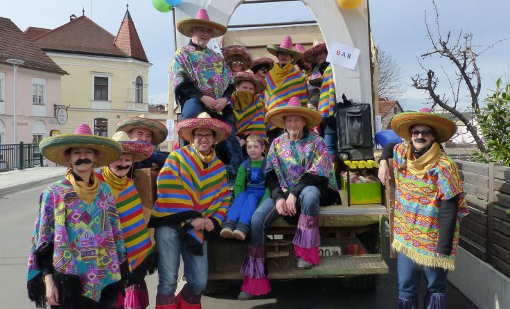 18 Gruppen nahmen am Faschingsumzug durch Furth teil. Foto: Marktgemeinde Furth bei Göttweig