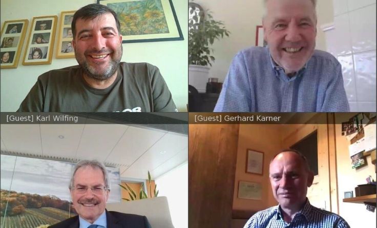 ÖVP-Mandatare bei der Videokonferenz. Foto: VP NÖ