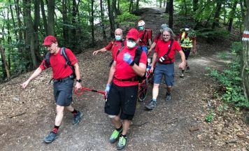 Bergrettung Wachau barg zwei verletzte Frauen