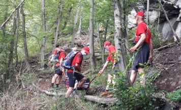Bergrettung barg verletzten Wanderer