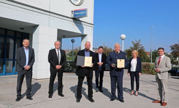 Stadt Krems ehrt Polizeibeamte