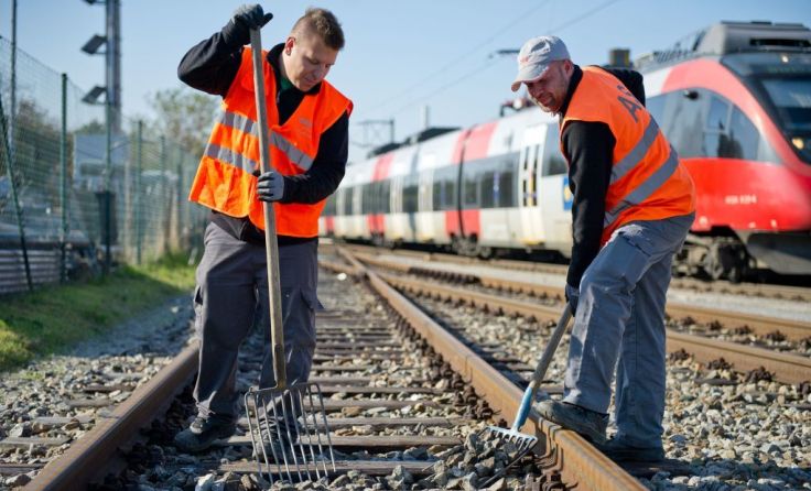 Im Bahnhof Purgstall werden unter anderem Gleise neu verlegt. Symbolfoto: ÖBB