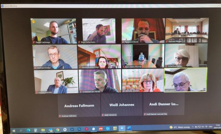 Das Bürgermeistergespräch fand als Videokonferenz statt. (Foto: SPÖ Mostviertel)