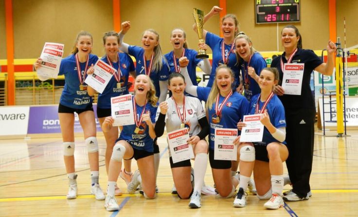 Die Freude bei den Mühlviertel Volleys ist riesig (Foto: Markus Mörwald)