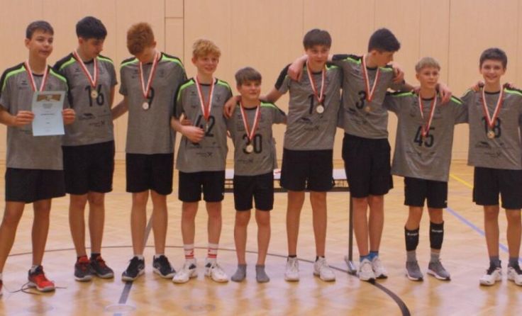 Die U16 der Mühlviertel Volleys freut sich über den Erfolg. (Foto: Mühlviertel Volleys)