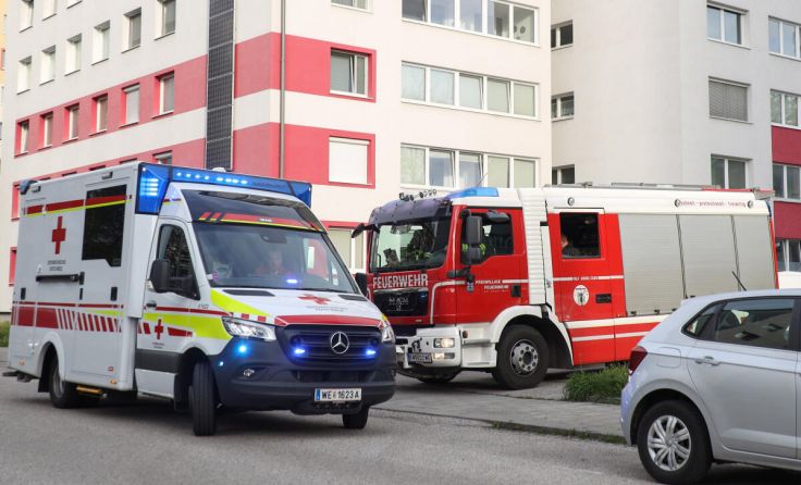 Feuerwehr und Rettung waren im Einsatz. (Foto: laumat.at/Matthias Lauber)