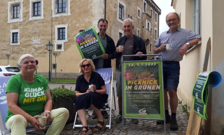 Die Grünen freuen sich auf zahlreiche Gäste bei ihrem Picknick am 1. Juli. (Foto: Privat)