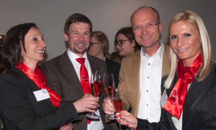 Petra Lehner, Dominik Gaheis, Martin Grillmair und Anni Luftensteiner (v. li.).