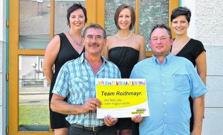 Karin Rathmayr, Johann Roithmayr, Margot Arthofer, Erwin Geiger und Ursula Ozlberger (v. l.)