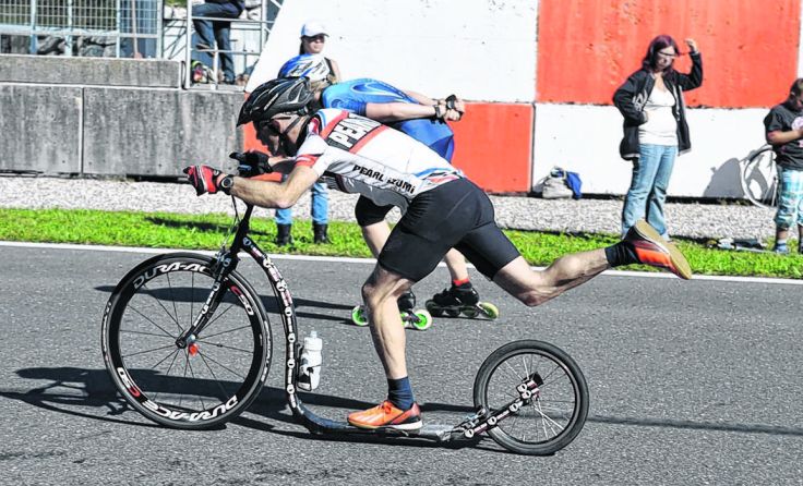 Harald Hel in Aktion am Salzburgring