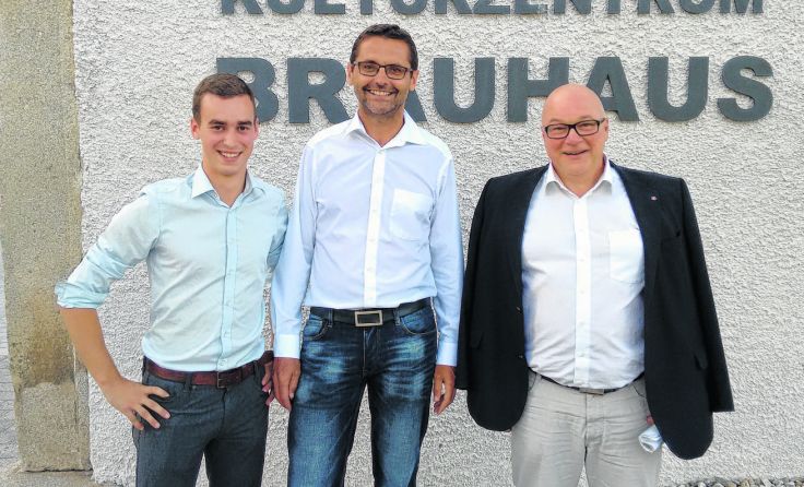Severin Mair, Andreas Lindorfer und Johann Stadelmayer (v. l.). Foto: Heindl
