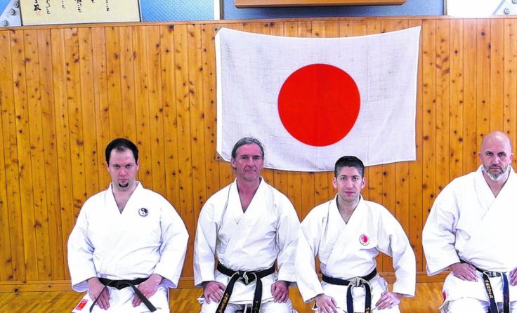 Christoph Haslinger, Obmann Christian Oberrainer, Markus Koch und Charly Raab (v. l.)