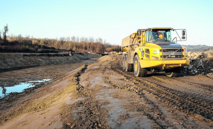 Die Bauarbeiten schreiten zügig voran. Foto: Verbund/Wiedl