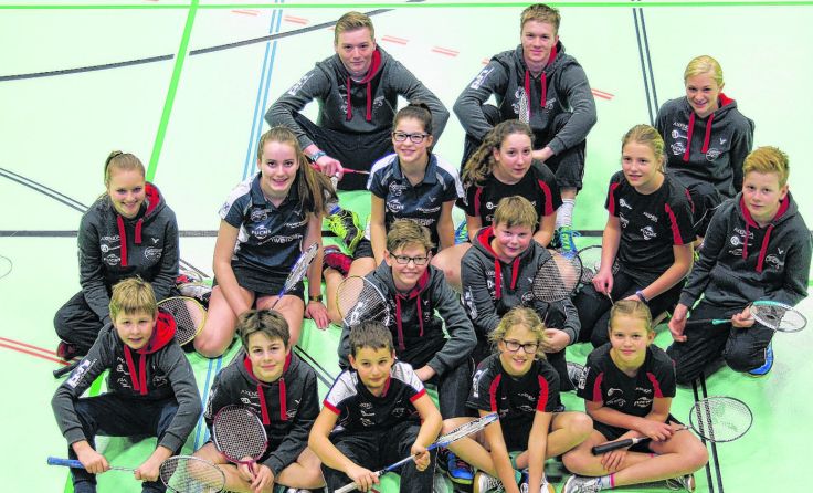 25 Medaillen für die jungen Badmintonspieler aus Alkoven. 