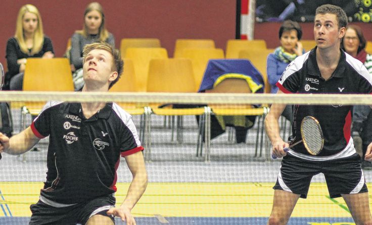 Das Herrendoppel Michael Scheinecker und Lukas Rebhandl (r.). Foto: Freimüller