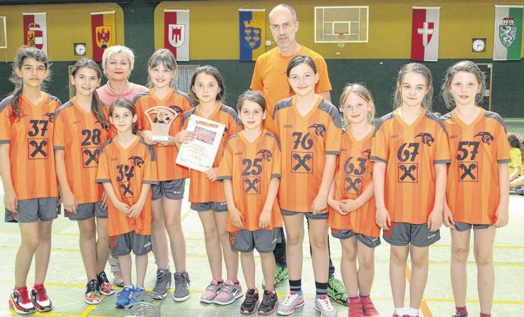 Die U10-Girls der UTSF Panthers holten sich den Bezirksmeistertitel.