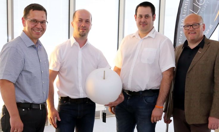 Hans Moser, Markus Offenzeller, Markus Weilguni und Laurenz Pöttinger (v. l.) Foto: Maringer