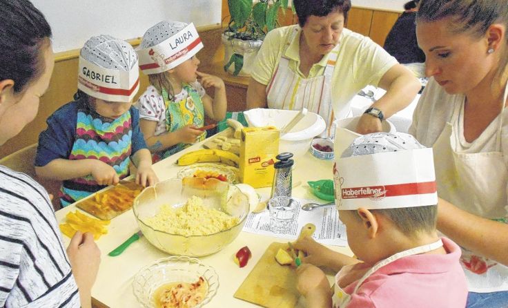 Das Thema Gesundheit wird im Ordenskindergarten sehr ernst genommen. 
