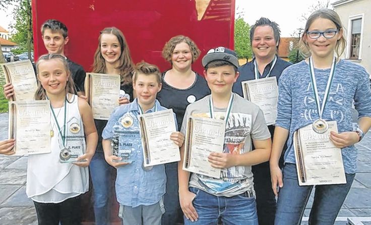 Die Mundharmonikaklasse. Foto: LMS Eferding 