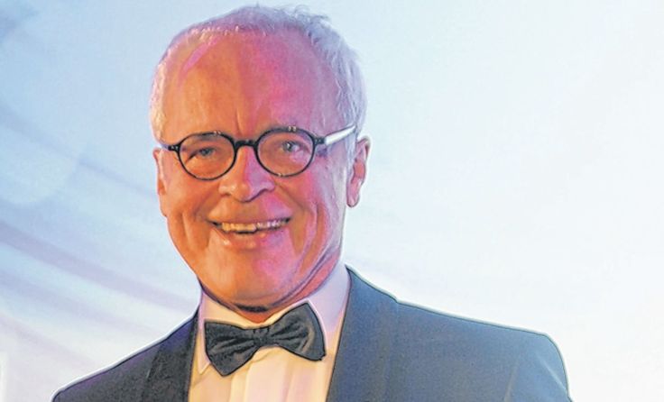 Reinhold Stumpfl bei der Preisverleihung in London. Foto: AV Stumpfl