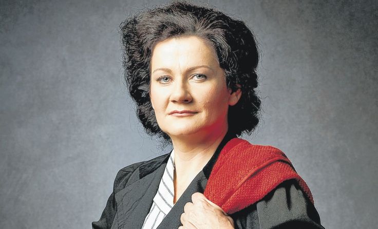 Anita Zieher als Rosa Luxemburg. Foto: R. Werner