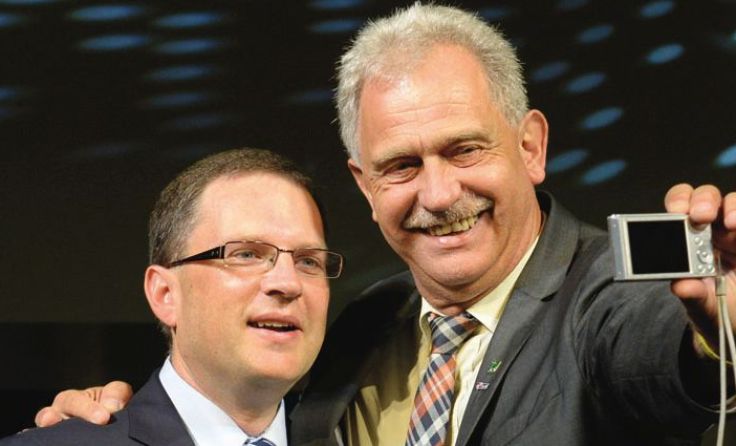 August Wöginger (l.) und Peter Oberlehner.