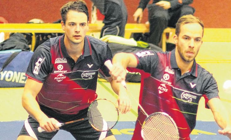 Thomas Hahn und Christoph Lessl steuerten drei Punkte bei. Foto: BC Alkoven