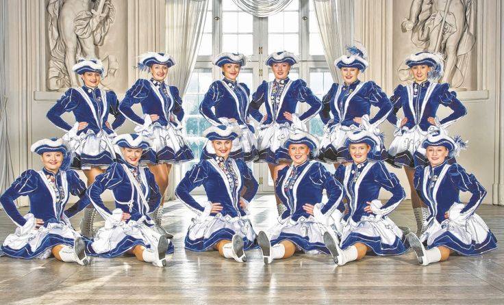 Die Thyrnauer Gardemädchen sind wieder einmal zu Gast in Stroheim. Foto: FG Thyrnau