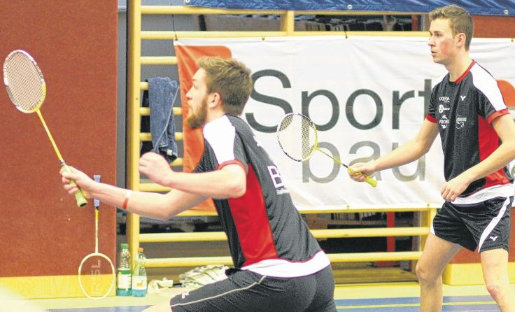 Das Herrendoppel Lukas und Simon Rebhandl. Foto: BC Alkoven