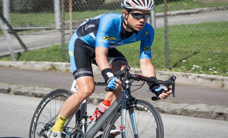 Riccardo Zoidl siegt in Leonding mit neun Sekunden Vorsprung. Foto: Manfred Binder