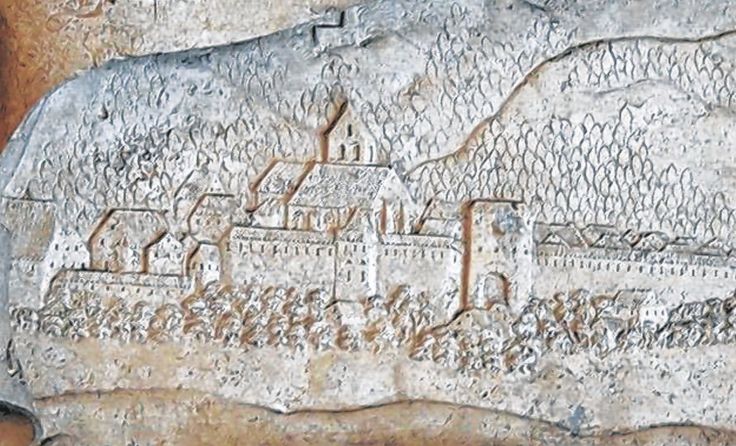 Relief der Stadt Eferding in der kath. Stadtpfarrkirche Foto: Max Neundlinger