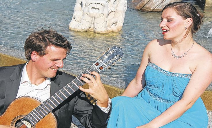  Christian Haimel und Eva-Maria Marschall lassen die Pfarrkirche erklingen. Foto: Privat 