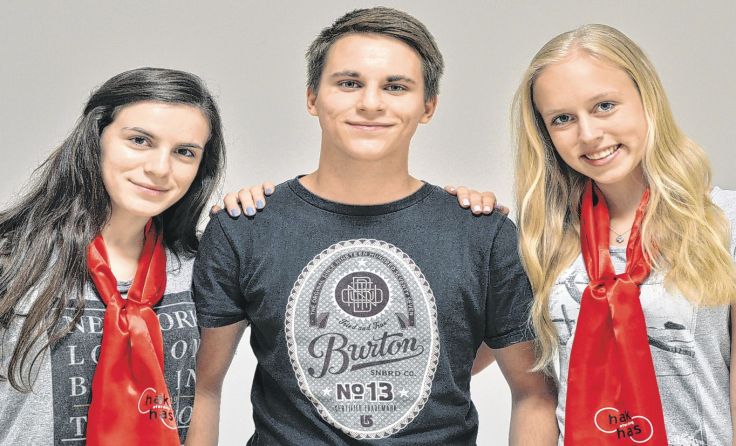 Leonora, Julian und Sophie Foto: HAK