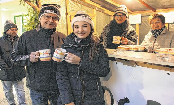 Karl-Heinz (v. l.), Johanna, Andrea und Gertrude von Art im Dorf Foto: Wahlmüller
