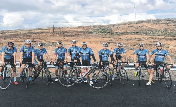 Das Team Felbermayr Simplon Wels auf Lanzarote Foto: RSW 